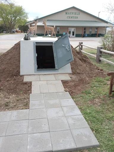 Concrete storm shelter installation